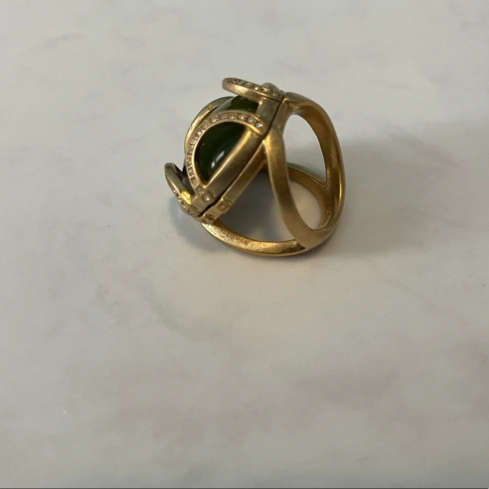 STATEMENT GREEN RING - Picture 2 of 2